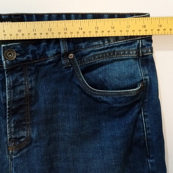 Diesel Original Tapered Mens Jeans Stretch Regular Blue Denim 36x32(37x31.5) - Picture 10 of 16